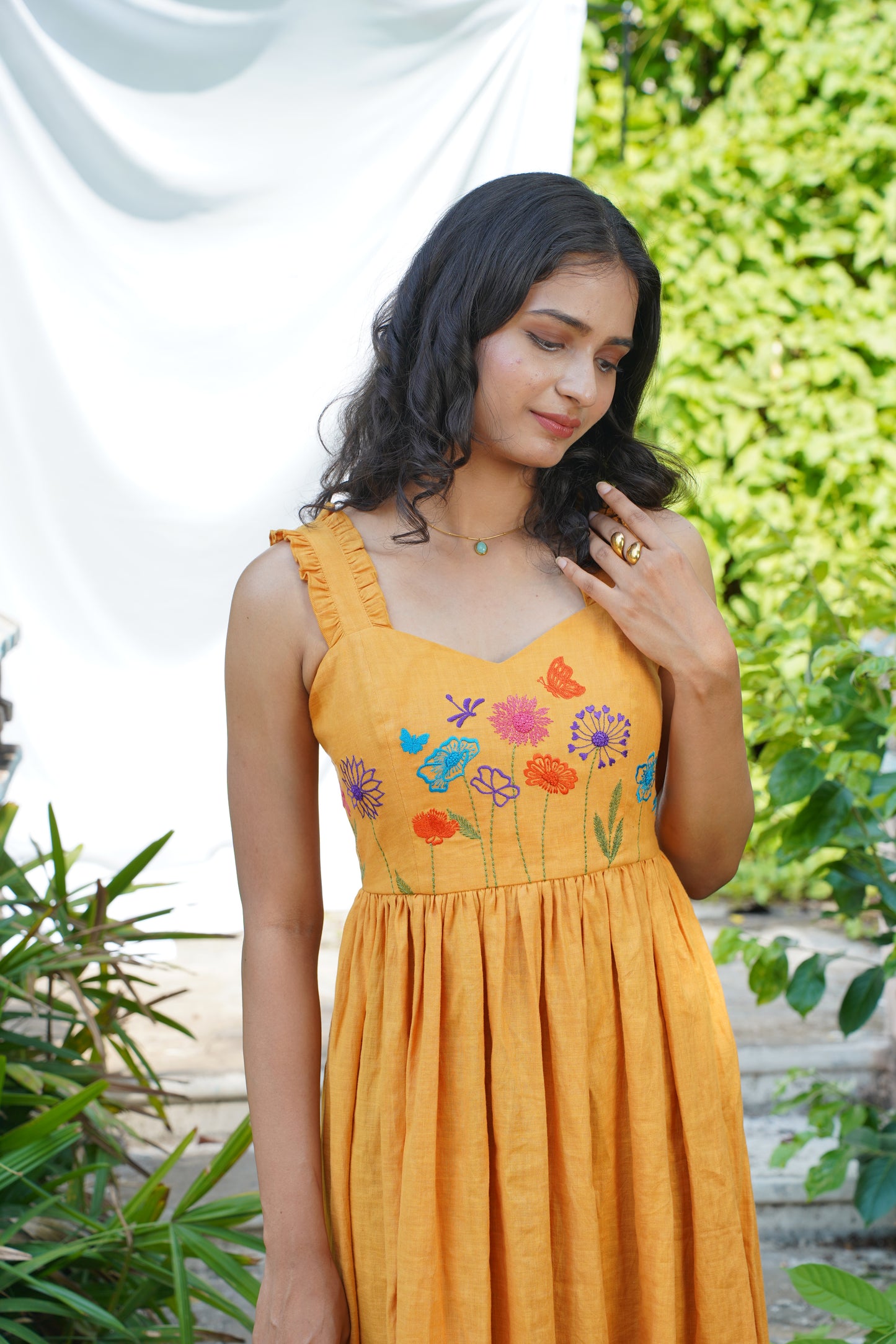 Sunlit Blossom Dress